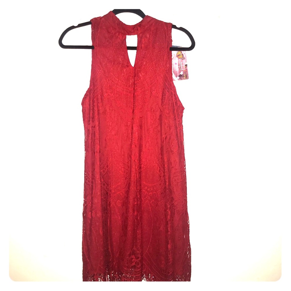 Red Lace Dress